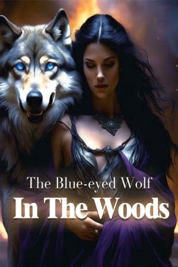 The Blue-eyed Wolf In The Woods